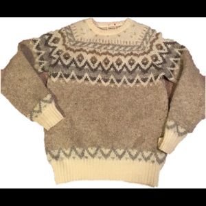 Hilda Ltd wool sweater large Iceland thick AA81